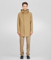 Bottega Veneta® Bronze Double Twill Wool Cashmere Coat Bottega Veneta® Bronze Double Twill Wool Cashmere Coat