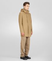 Bottega Veneta® Bronze Double Twill Wool Cashmere Coat Bottega Veneta® Bronze Double Twill Wool Cashmere Coat