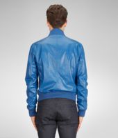 Bottega Veneta® Dark Électrique Shiny Lambskin Parka Jacket Bottega Veneta® Dark Électrique Shiny Lambskin Parka Jacket