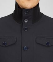 Bottega Veneta® Blouson aus Doppel-Wolle Dark Prusse Bottega Veneta® Blouson aus Doppel-Wolle Dark Prusse