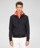 Bottega Veneta® Blouson aus Doppel-Wolle Dark Prusse Bottega Veneta® Blouson aus Doppel-Wolle Dark Prusse