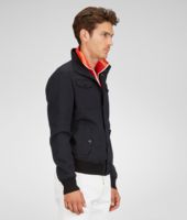 Bottega Veneta® Blouson aus Doppel-Wolle Dark Prusse Bottega Veneta® Blouson aus Doppel-Wolle Dark Prusse