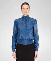 Bottega Veneta® Électrique Shiny Lambskin Jacket Bottega Veneta® Électrique Shiny Lambskin Jacket