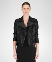 Bottega Veneta® Jacke aus glänzendem Lammfell Nero Bottega Veneta® Jacke aus glänzendem Lammfell Nero