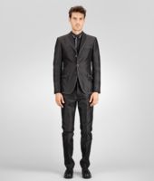 Bottega Veneta® Nero Shantung Gabardine Suit Bottega Veneta® Nero Shantung Gabardine Suit