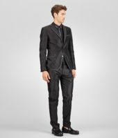 Bottega Veneta® Nero Shantung Gabardine Suit Bottega Veneta® Nero Shantung Gabardine Suit