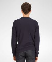 Bottega Veneta® Dark Navy Light Double Jersey T-Shirt Bottega Veneta® Dark Navy Light Double Jersey T-Shirt