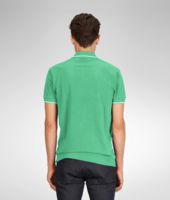 Bottega Veneta® Trèfle Solid Piquet Polo Bottega Veneta® Trèfle Solid Piquet Polo