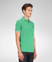 Bottega Veneta® Trèfle Solid Piquet Polo Bottega Veneta® Trèfle Solid Piquet Polo
