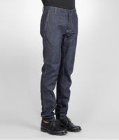 Bottega Veneta® Dark Navy Row Indigo Denim Bottega Veneta® Dark Navy Row Indigo Denim
