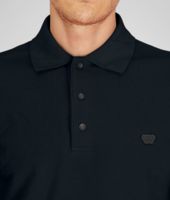 Bottega Veneta® Dark Navy Solid Piquet Polo Bottega Veneta® Dark Navy Solid Piquet Polo