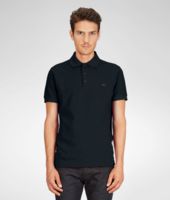 Bottega Veneta® Dark Navy Solid Piquet Polo Bottega Veneta® Dark Navy Solid Piquet Polo