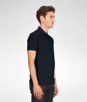 Bottega Veneta® Dark Navy Solid Piquet Polo Bottega Veneta® Dark Navy Solid Piquet Polo