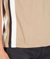 Bottega Veneta® T-Shirt aus biologischer Baumwolle Walnut, Pearl und Dark Navy Bottega Veneta® T-Shirt aus biologischer Baumwolle Walnut, Pearl und Dark Navy