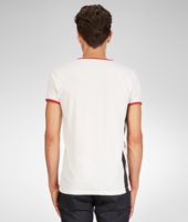 Bottega Veneta® Pearl Dark Navy Fraise Organic Cotton T-shirt Bottega Veneta® Pearl Dark Navy Fraise Organic Cotton T-shirt