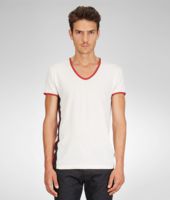 Bottega Veneta® Pearl Dark Navy Fraise Organic Cotton T-shirt Bottega Veneta® Pearl Dark Navy Fraise Organic Cotton T-shirt
