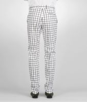 Bottega Veneta® PAPYRUS NERO CHECK GABARDINE COTTON PANT Bottega Veneta® PAPYRUS NERO CHECK GABARDINE COTTON PANT