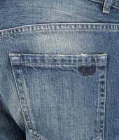 Bottega Veneta® DARK NAVY DISTRESSED ROW INDIGO DENIM Bottega Veneta® DARK NAVY DISTRESSED ROW INDIGO DENIM