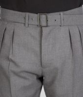 Bottega Veneta® MEDIUM GREY LIGHT WORSTED WOOL PANT Bottega Veneta® MEDIUM GREY LIGHT WORSTED WOOL PANT