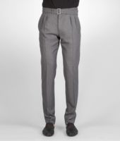 Bottega Veneta® MEDIUM GREY LIGHT WORSTED WOOL PANT Bottega Veneta® MEDIUM GREY LIGHT WORSTED WOOL PANT