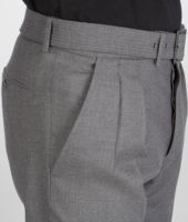 Bottega Veneta® MEDIUM GREY LIGHT WORSTED WOOL PANT Bottega Veneta® MEDIUM GREY LIGHT WORSTED WOOL PANT
