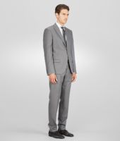 Bottega Veneta® LIGHT GREY PAINTED LIGHT WORSTED WOOL SUIT Bottega Veneta® LIGHT GREY PAINTED LIGHT WORSTED WOOL SUIT