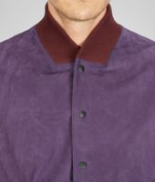 Bottega Veneta® PURPURA NABUCK CALF BLOUSON Bottega Veneta® PURPURA NABUCK CALF BLOUSON