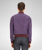 Bottega Veneta® PURPURA NABUCK CALF BLOUSON Bottega Veneta® PURPURA NABUCK CALF BLOUSON