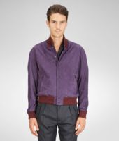 Bottega Veneta® PURPURA NABUCK CALF BLOUSON Bottega Veneta® PURPURA NABUCK CALF BLOUSON