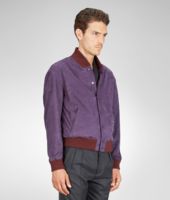 Bottega Veneta® PURPURA NABUCK CALF BLOUSON Bottega Veneta® PURPURA NABUCK CALF BLOUSON