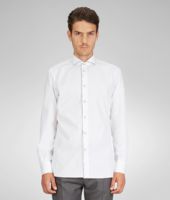 Bottega Veneta® BIANCO PAINTED LIGHT COTTON SHIRT Bottega Veneta® BIANCO PAINTED LIGHT COTTON SHIRT