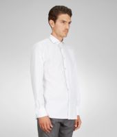 Bottega Veneta® BIANCO PAINTED LIGHT COTTON SHIRT Bottega Veneta® BIANCO PAINTED LIGHT COTTON SHIRT