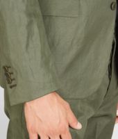 Bottega Veneta® DARK SERGEANT REFINED RAMIE' COTTON SUIT Bottega Veneta® DARK SERGEANT REFINED RAMIE' COTTON SUIT