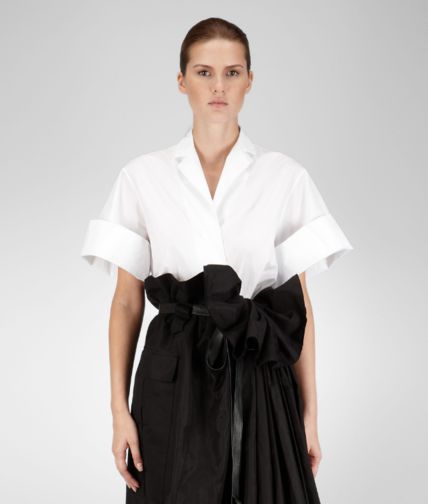 BOTTEGA VENETA - HEMD AUS LEICHTER BAUMWOLLE BIANCO