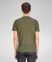 Bottega Veneta® SERGEANT NERO GRAPHIC HANDCHECK JERSEY T-SHIRT Bottega Veneta® SERGEANT NERO GRAPHIC HANDCHECK JERSEY T-SHIRT