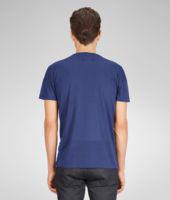 Bottega Veneta® T-SHIRT AUS JERSEY MIT GRAFISCHEM KARO ADMIRAL NERO Bottega Veneta® T-SHIRT AUS JERSEY MIT GRAFISCHEM KARO ADMIRAL NERO
