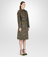 Bottega Veneta® MULTICOLOR ABSTRACT FLOWER PRINT TRENCH Bottega Veneta® MULTICOLOR ABSTRACT FLOWER PRINT TRENCH