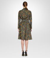 Bottega Veneta® Multicolor Abstract Flower Print Trench Bottega Veneta® Multicolor Abstract Flower Print Trench