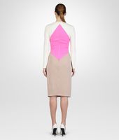 Bottega Veneta® MIST ROSA SHOCK SILK SATIN DRESS Bottega Veneta® MIST ROSA SHOCK SILK SATIN DRESS