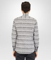 Bottega Veneta® New Light Grey Multiple Window Print Shirt Bottega Veneta® New Light Grey Multiple Window Print Shirt