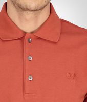 Bottega Veneta® POLOSHIRT AUS ROBUSTEM PIKEE BURNT RED Bottega Veneta® POLOSHIRT AUS ROBUSTEM PIKEE BURNT RED