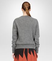 Bottega Veneta® DARK GREY DRY WOOL SWEATER Bottega Veneta® DARK GREY DRY WOOL SWEATER