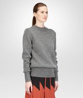 Bottega Veneta® DARK GREY DRY WOOL SWEATER Bottega Veneta® DARK GREY DRY WOOL SWEATER