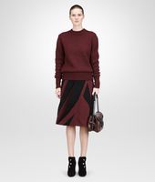 Bottega Veneta® AUBERGINE DRY WOOL SWEATER Bottega Veneta® AUBERGINE DRY WOOL SWEATER
