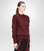 Bottega Veneta® AUBERGINE DRY WOOL SWEATER Bottega Veneta® AUBERGINE DRY WOOL SWEATER
