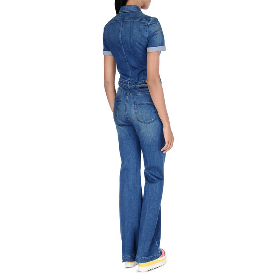 stella mccartney denim jumpsuit