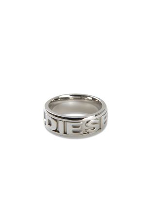 ジュエリー DIESEL: WIDE STEEL LOGO RING