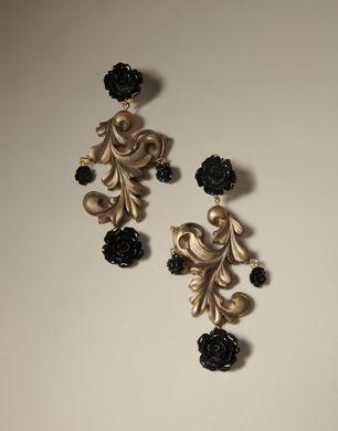 ROSES CLIP ON EARRINGS - Earrings - Dolce&Gabbana - Winter 2014 ROSES CLIP ON EARRINGS - Earrings - Dolce&Gabbana - Winter 2014