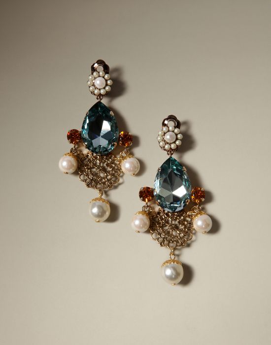 ORECCHINI A CLIPS CON STRASS - Orecchini - Dolce&Gabbana - Inverno 2014 ORECCHINI A CLIPS CON STRASS - Orecchini - Dolce&Gabbana - Inverno 2014