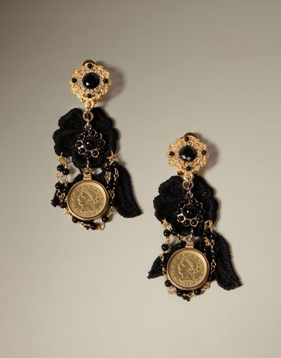 COIN EARRINGS - Earrings - Dolce&Gabbana - Winter 2014 COIN EARRINGS - Earrings - Dolce&Gabbana - Winter 2014